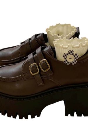 Casual Day Outfits, Easy Trendy Outfits Münster Buckle Platforms