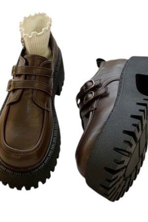 Casual Day Outfits, Easy Trendy Outfits Münster Buckle Platforms