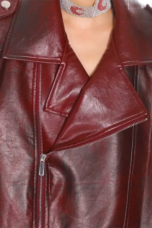 Casual Day Outfits, Easy Trendy Outfits Model Behavior 90s Style Moto Jacket