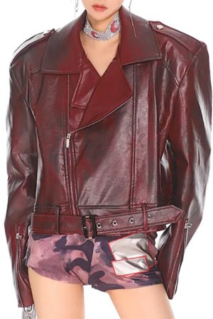 Casual Day Outfits, Easy Trendy Outfits Model Behavior 90s Style Moto Jacket