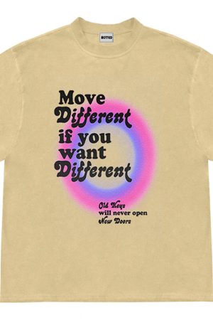 Casual Day Outfits, Easy Trendy Outfits Move Different Graphic T-Shirt