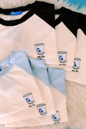 Casual Day Outfits, Easy Trendy Outfits My Ex T-Shirt in Blue