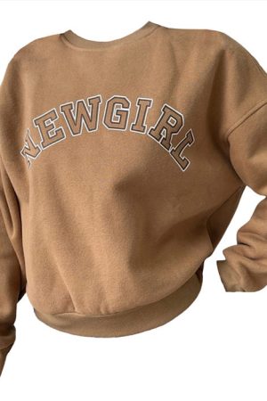 Casual Day Outfits, Easy Trendy Outfits New Girl Vintage Sweatshirt