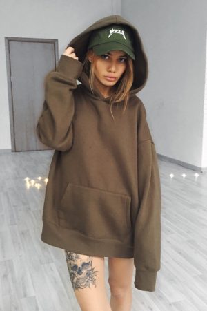 Casual Day Outfits, Easy Trendy Outfits Nude Hoodie