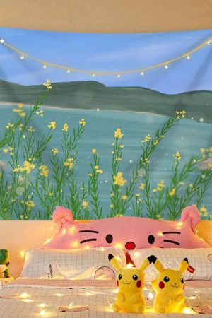 Casual Day Outfits, Easy Trendy Outfits Oil Painting Tapestry & LED Lights Set