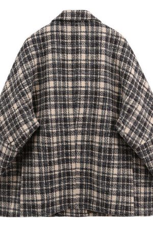 Casual Day Outfits, Easy Trendy Outfits Old Money Plaid Jacket