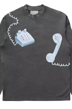 Casual Day Outfits, Easy Trendy Outfits Old School Phone Aesthetic Sweatshirt