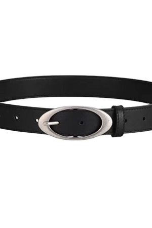 Casual Day Outfits, Easy Trendy Outfits Oval Buckle Belt