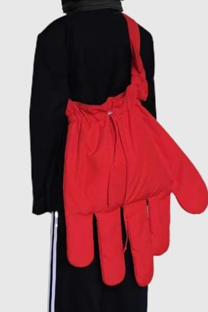 Casual Day Outfits, Easy Trendy Outfits Oversized Hand-Shaped Shoulder Bag