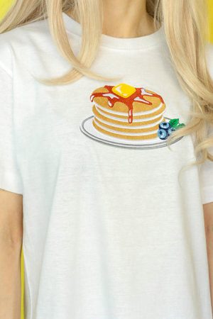 Casual Day Outfits, Easy Trendy Outfits Pancakes T-Shirt