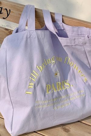 Casual Day Outfits, Easy Trendy Outfits Paris Embroidered Flower Bag