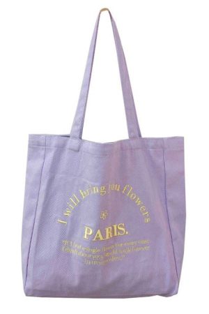 Casual Day Outfits, Easy Trendy Outfits Paris Embroidered Flower Bag