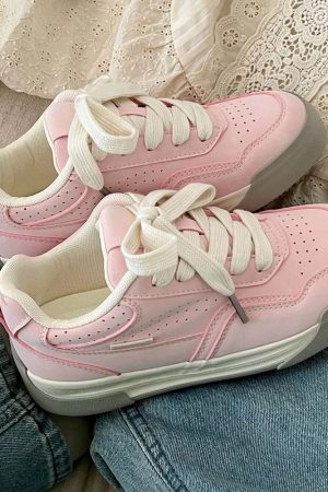 Casual Day Outfits, Easy Trendy Outfits Pastel Pink Aesthetic Sneakers
