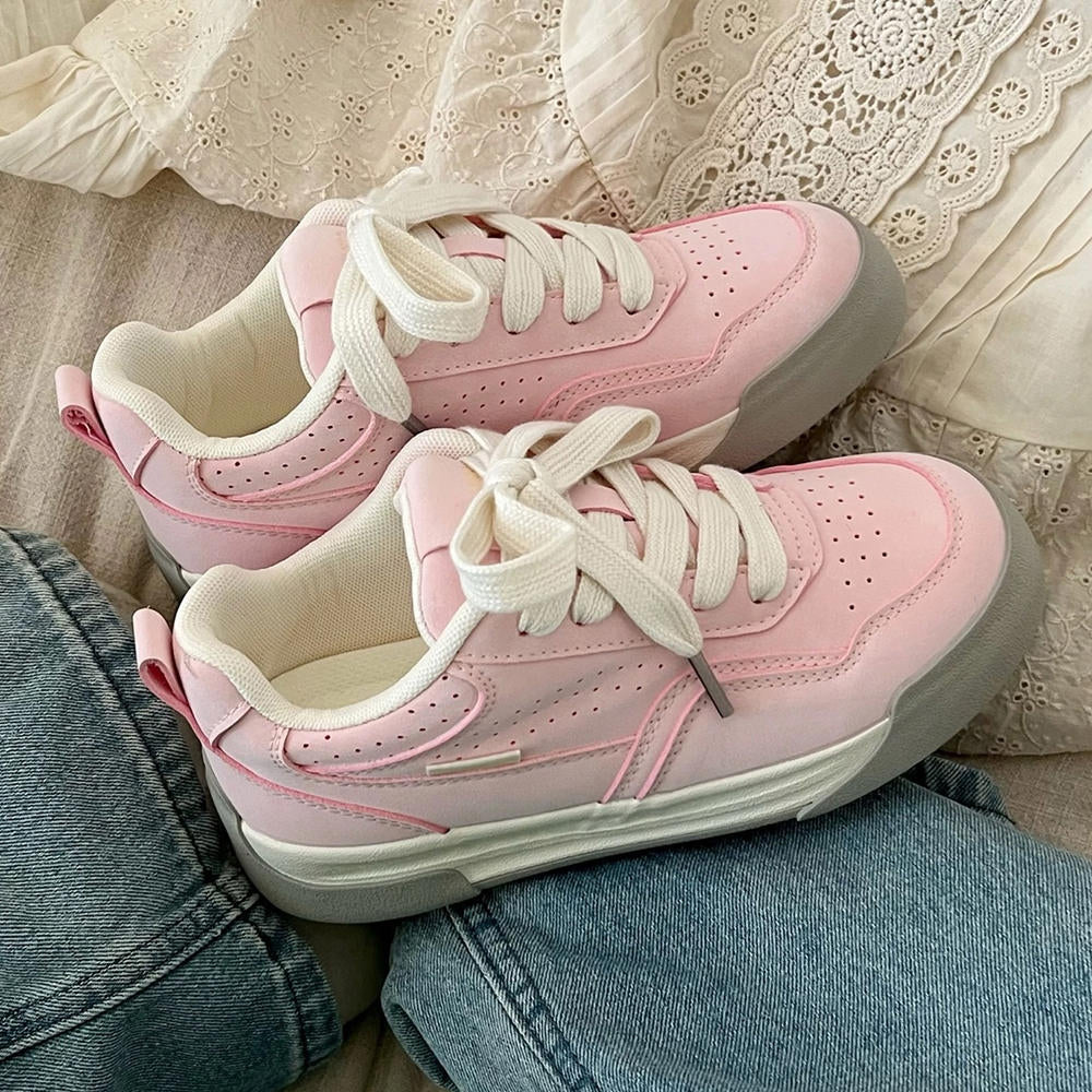 Casual Day Outfits, Easy Trendy Outfits Pastel Pink Aesthetic Sneakers Casual Day Outfits, Easy Trendy Outfits Pastel Pink Aesthetic Sneakers