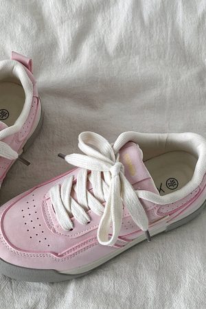 Casual Day Outfits, Easy Trendy Outfits Pastel Pink Aesthetic Sneakers