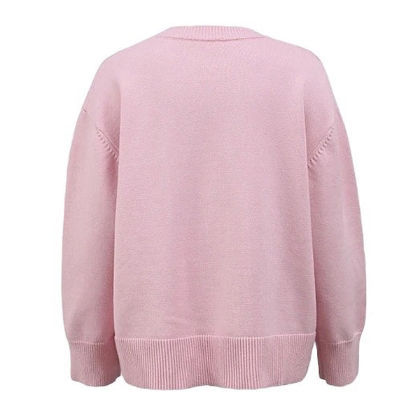 Casual Day Outfits, Easy Trendy Outfits Pastel Pink Oversized Sweater Casual Day Outfits, Easy Trendy Outfits Pastel Pink Oversized Sweater