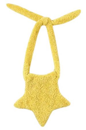 Casual Day Outfits, Easy Trendy Outfits Pastel Star-Shaped Fuzzy Bag