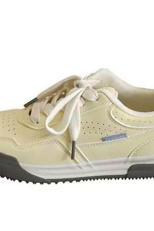 Casual Day Outfits, Easy Trendy Outfits Pastel Yellow Aesthetic Sneakers