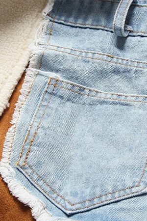 Casual Day Outfits, Easy Trendy Outfits Patchwork Denim Cropped Jacket