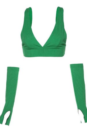 Casual Day Outfits, Easy Trendy Outfits Permanent Vacation Top & Gloves Set