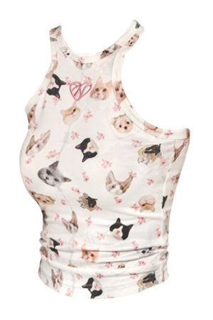 Casual Day Outfits, Easy Trendy Outfits Pets Print Top