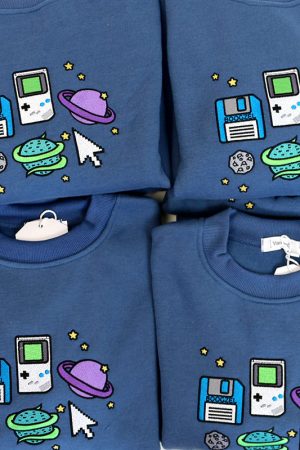 Casual Day Outfits, Easy Trendy Outfits Pixel Universe Sweat + Tee SET