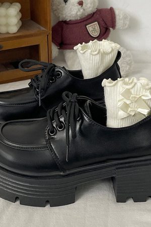 Casual Day Outfits, Easy Trendy Outfits Platform Oxford Boots