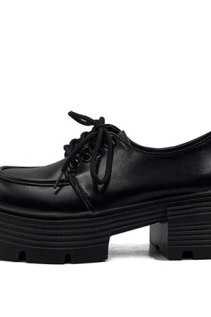 Casual Day Outfits, Easy Trendy Outfits Platform Oxford Boots