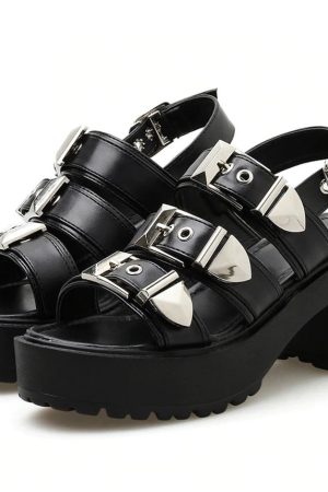 Casual Day Outfits, Easy Trendy Outfits Pocket Money Buckle Sandals