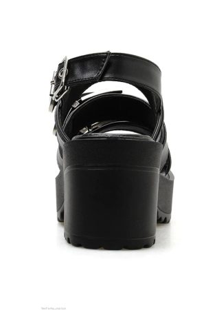 Casual Day Outfits, Easy Trendy Outfits Pocket Money Buckle Sandals