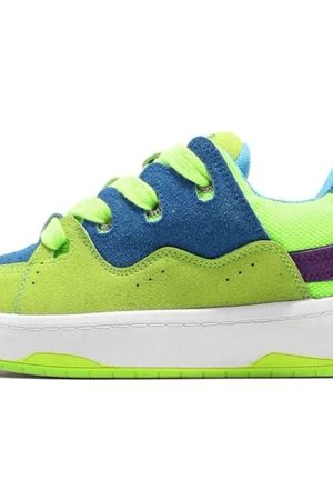 Casual Day Outfits, Easy Trendy Outfits Pop Color Skater Sneakers