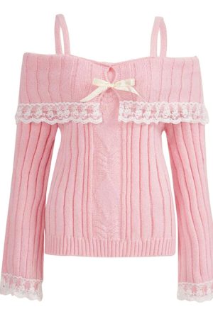 Casual Day Outfits, Easy Trendy Outfits Portrait Mode Lace Sweater