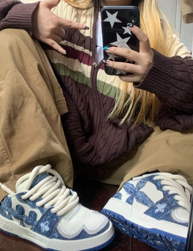 Casual Day Outfits, Easy Trendy Outfits Preppy Aesthetic Collar Striped Cardigan Casual Day Outfits, Easy Trendy Outfits Preppy Aesthetic Collar Striped Cardigan