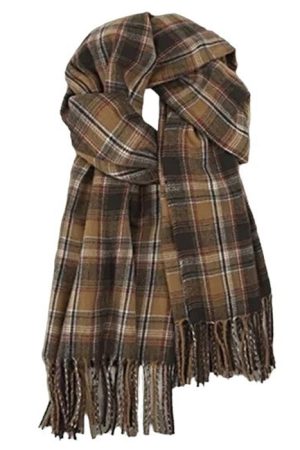 Casual Day Outfits, Easy Trendy Outfits Preppy Aesthetic Plaid Scarf