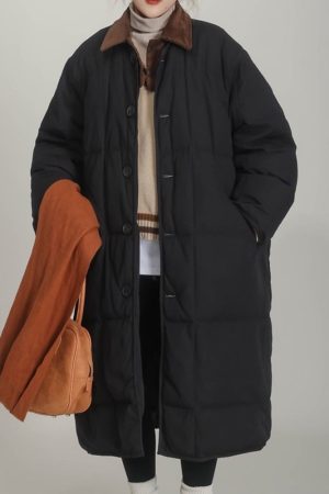 Casual Day Outfits, Easy Trendy Outfits Preppy Style Quilted Coat