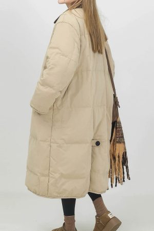 Casual Day Outfits, Easy Trendy Outfits Preppy Style Quilted Coat