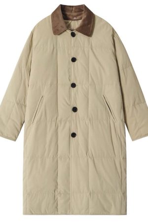 Casual Day Outfits, Easy Trendy Outfits Preppy Style Quilted Coat