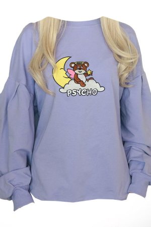 Casual Day Outfits, Easy Trendy Outfits Psycho Bear Sweatshirt