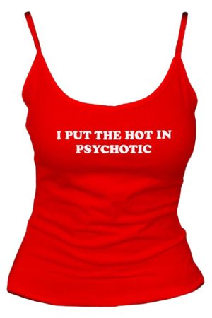 Casual Day Outfits, Easy Trendy Outfits Psychotic Tank Top