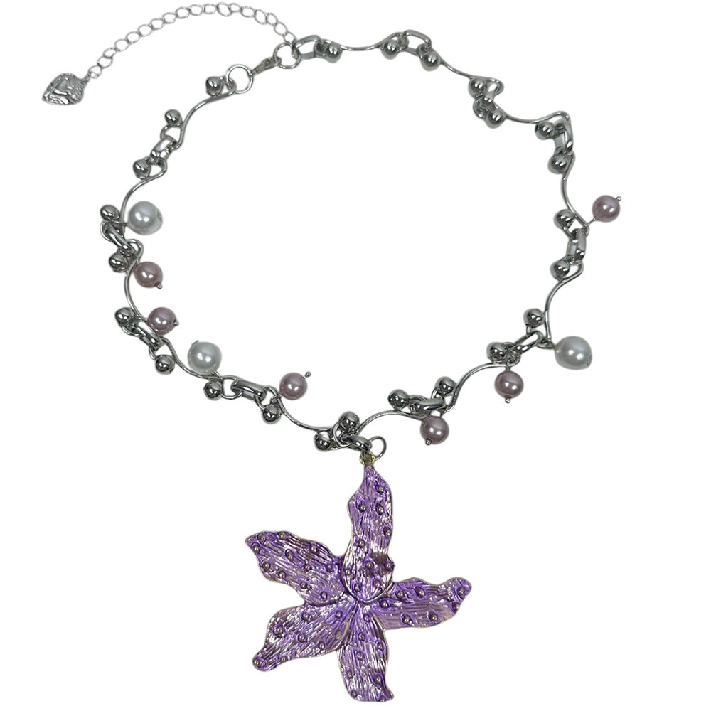 Casual Day Outfits, Easy Trendy Outfits Purple Tropical Flower Choker Casual Day Outfits, Easy Trendy Outfits Purple Tropical Flower Choker