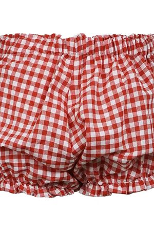 Casual Day Outfits, Easy Trendy Outfits Red Gingham Picnic Shorts