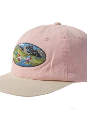 Casual Day Outfits, Easy Trendy Outfits River Lighthouse Embroidery Cap