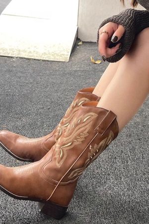 Casual Day Outfits, Easy Trendy Outfits Road To Rideout Embroidery Cowboy Boots