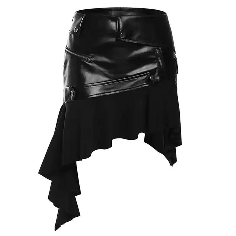 Casual Day Outfits, Easy Trendy Outfits Rock The Scene Asymmetric Leather Skirt Casual Day Outfits, Easy Trendy Outfits Rock The Scene Asymmetric Leather Skirt