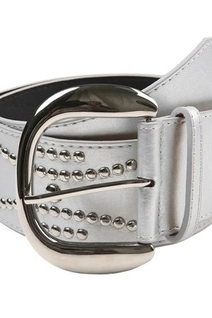 Casual Day Outfits, Easy Trendy Outfits Rock The Scene Metal Rivet Belt