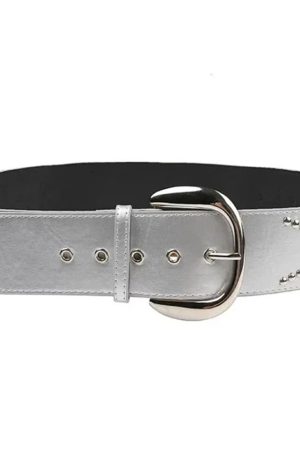 Casual Day Outfits, Easy Trendy Outfits Rock The Scene Metal Rivet Belt