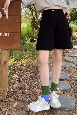 Casual Day Outfits, Easy Trendy Outfits Rule Breaker High-Rise Shorts