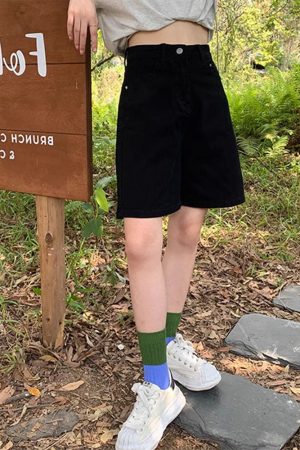 Casual Day Outfits, Easy Trendy Outfits Rule Breaker High-Rise Shorts