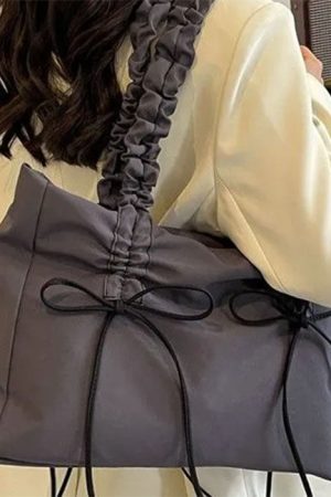 Casual Day Outfits, Easy Trendy Outfits Saturday School Bow Shoulder Bag