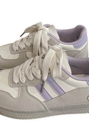Casual Day Outfits, Easy Trendy Outfits Saturday School Sneakers in Lavender